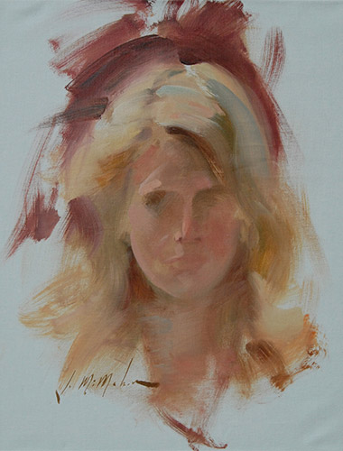 Young woman Life Study Portrait
